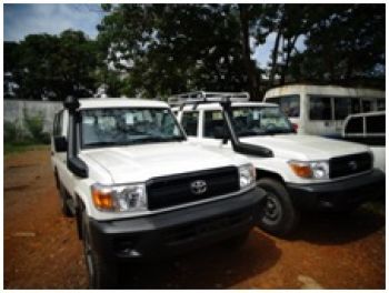 The United Nations Development Program, UNDP has donated four vehicles to the National Task Force on Ebola to fight the deadly virus in Liberia.